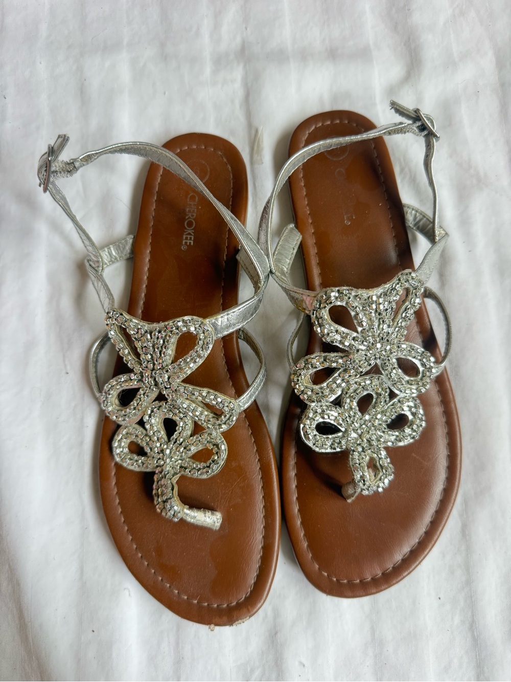 Brash Slate Blue Faux Suede Studded Ankle Strap Sandals Size 8 Tropical Beach